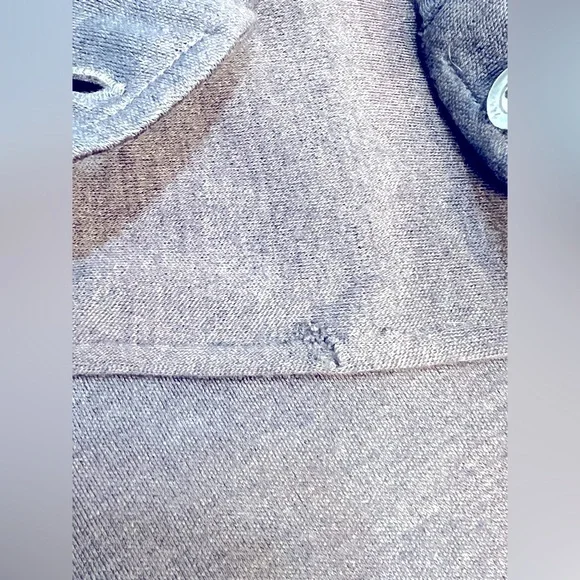 Men's CANALI COTTON JERSEY BUTTON DOWN SHIRT SZ MEDIUM BLUE - Picture 7 of 7